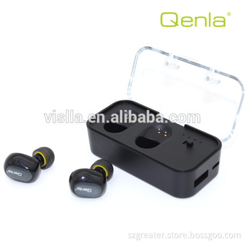 True tws bluetooth earbuds super mini tws earbuds wireless bluetooth earbuds with Built-in Mic and charging case